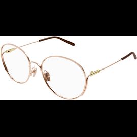 Chloé Brille CH0209O Damen Gold Metall Rund
