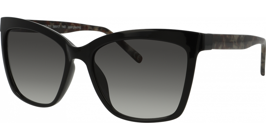 SunRay 06-47210-01, Schwarz mamoriert glänzend Schmetterling Sonnenbrille