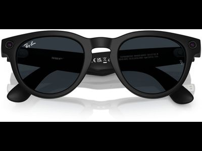  Ray-Ban Meta Headliner RW4009 601S1Z 50 Matt Schwarz selbsttönende Gläser Grau (Gen 1) Ansicht 3