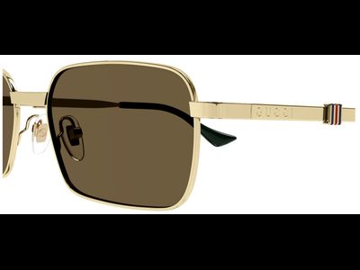 Gucci Sonnenbrille Herren Gucci GG1495S 56 Gold Ansicht 3