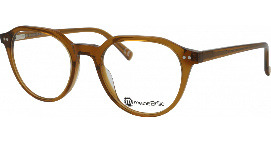 meineBrille Brille Unisex meineBrille 04-30030-02, Braun transparent Ansicht 1
