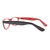 meineBrille 04-69150-02, Schwarz/Rot seite