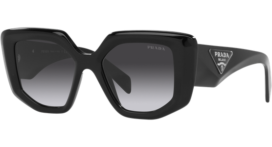Prada PR 14ZS 1AB09S Sonnenbrille Schwarz Damen - Ansicht 2