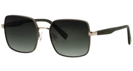 Brendel 905047 54 40 Sonnenbrille Damen Fssung: Quadratisch, Grün, Metall Glasfarbe: Grün - Ansicht 2