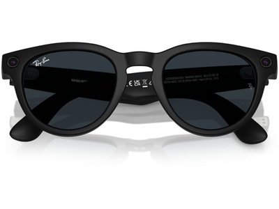  Ray-Ban Meta Headliner RW4009 601S1Z 50 Matt Schwarz selbsttönende Gläser Grau (Gen 1) Ansicht 3