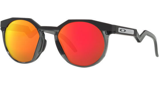 Oakley Hstn OO9242 924202 - Sonnenbrille Herren - Fassung: Grau, Kunststoff, Irregulär - Glasfarbe: Rot - Ansicht 2