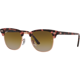 Ray-Ban Clubmaster Fleck RB3016 133751 Sonnenbrille Unisex Fassung Havanna Kunststoff Eckig Glasfarbe Braun